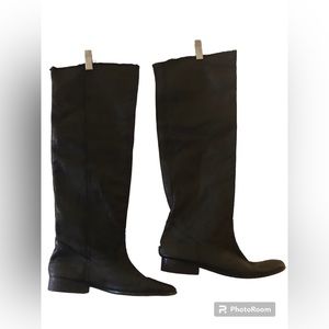 Dolce Vita 100% Leather Boots Size 10M Black.